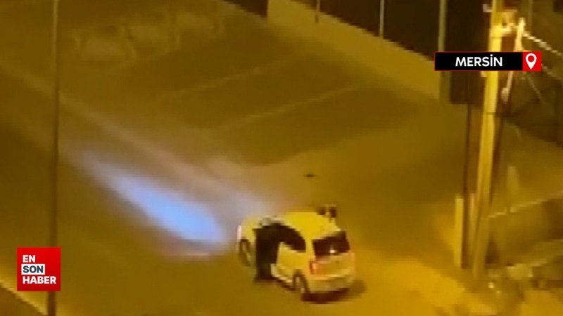 Mersin'de otomobile zorla bindirildi