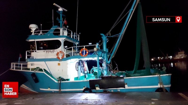 Samsun'da balıkçıların ağına ceset takıldı