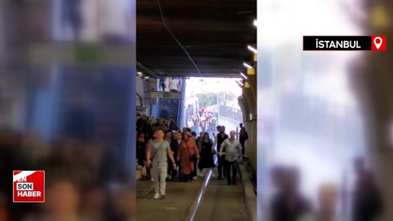 Topkapı'da tramvay arızası