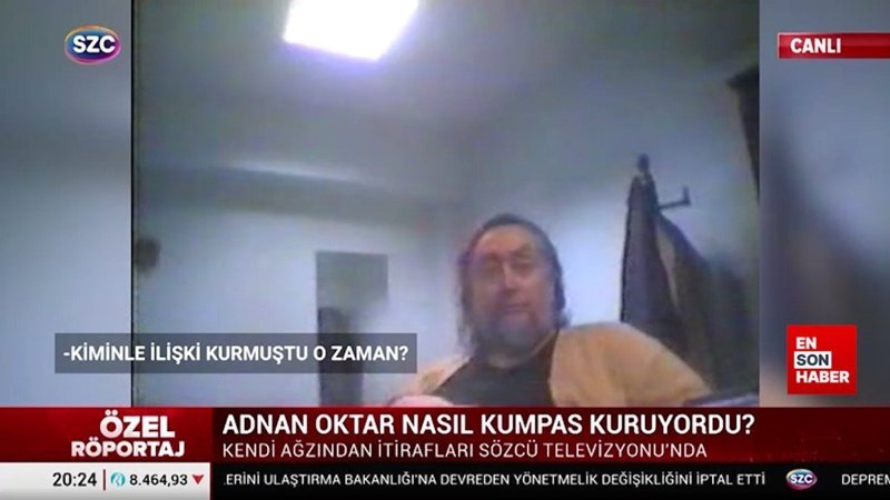 Adnan Oktar'ın Kedicik kumpası! Kendi ağzından itiraf etti