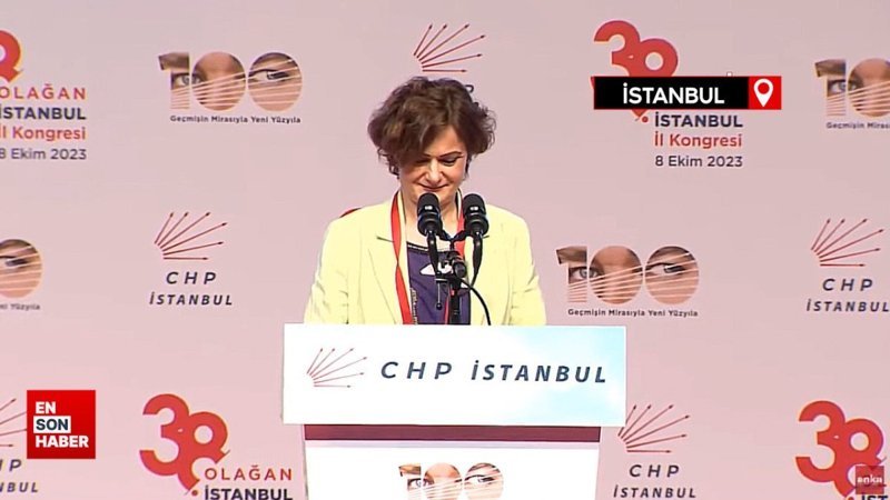 Canan Kaftancıoğlu partisinin İl Başkanı olarak son kez seslendi