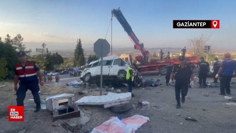 Gaziantep'te 6 kişinin öldüğü kazada, kamyon şoförü tutuklandı