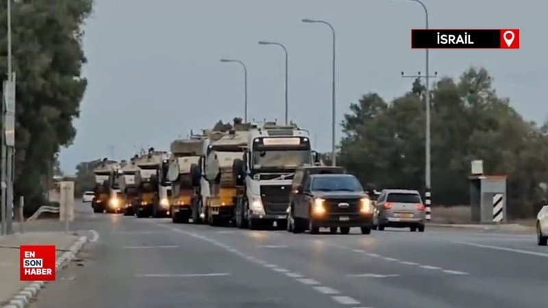 İsrail ordusunda hareketlilik: Gazze sınırına yığınak yaptılar