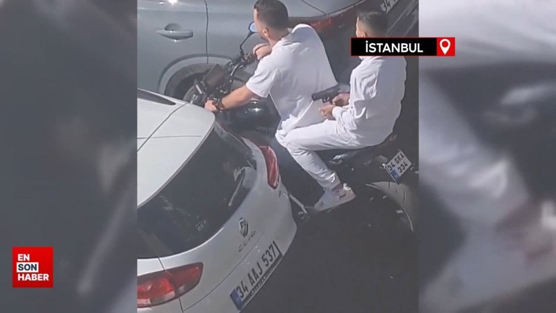 İstanbul'da gelin almaya gelip havaya ateş açtılar