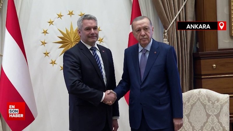 Cumhurbaşkanı Erdoğan, Avusturya Federal Şansölyesi Nehammer ile görüştü