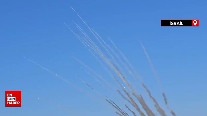 Savaş bölgesinde sıcak anlar: Hamas Aşkelon'u, İsrail Gazze'yi vuruyor