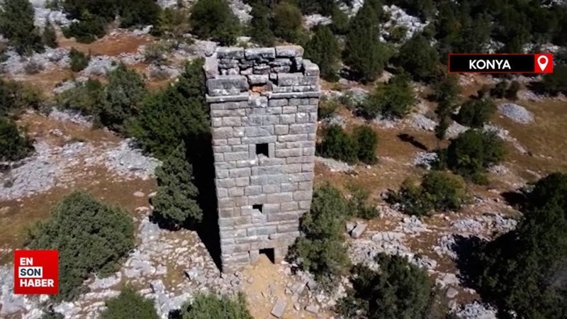 Toros Dağları'ndaki Ceceler Kulesi yıllara meydan okuyor