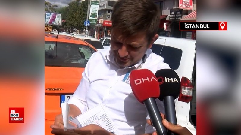 İstanbul'da emniyet kemeri takmayan taksici cezadan kaçamadı