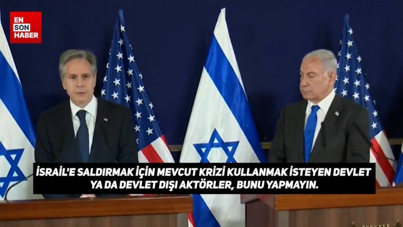 ABD Dışişleri Bakanı Blinken: Bir Yahudi olarak buradayım