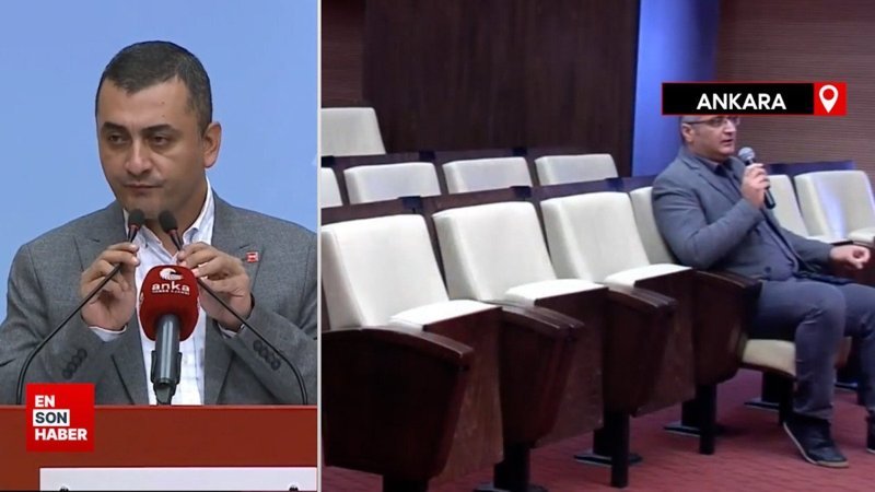 CHP'li Eren Erdem'in basın toplantısına 1 gazeteci katıldı