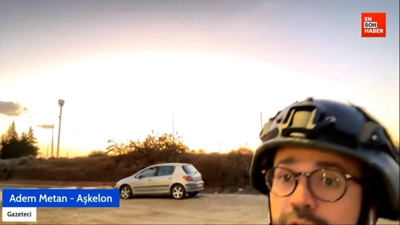 Ensonhaber canlı yayınında Demir Kubbe'nin devreye girdiği anlar