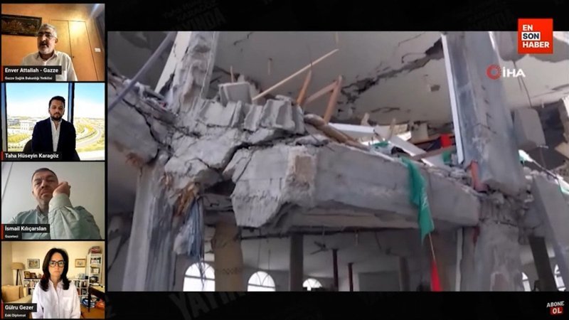 Ensonhaber yayınına katılan gazeteci Adem Metan, Aşkelon'dan aktardı