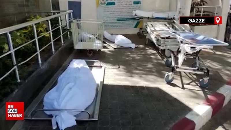 Gazze'de morg dolu, cesetler dışarda bekletiliyor