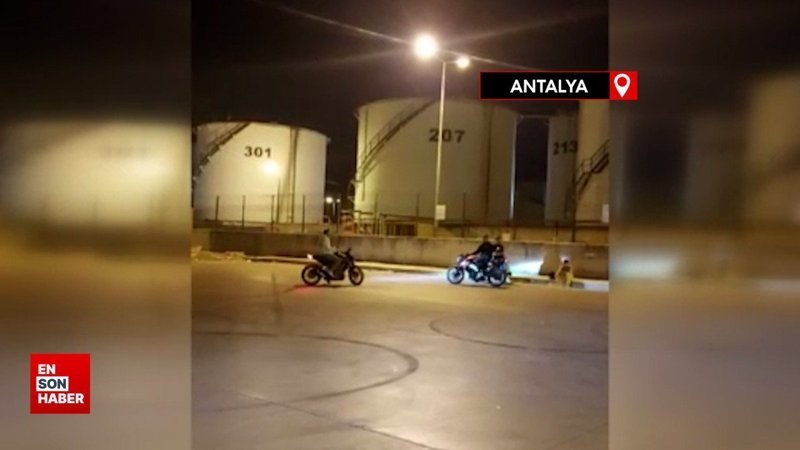 Dolum tesinin yanında yapılan yarışlar site sakinlerinin korkulu rüyası