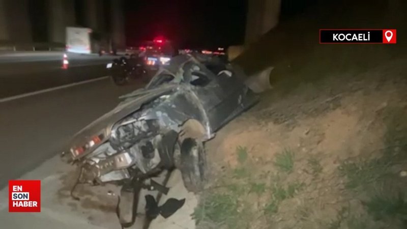 Kocaeli'de cenaze dönüşü feci kaza