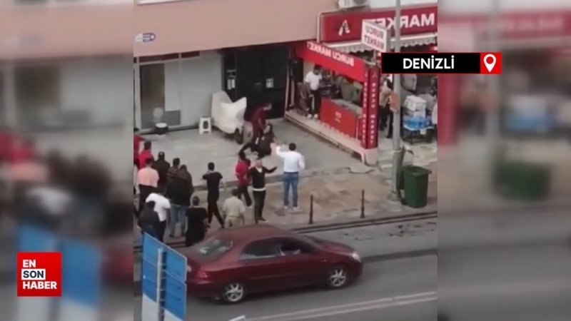 Denizli'de eski eşini bıçaklayan saldırgan mahalleliden dayak yedi