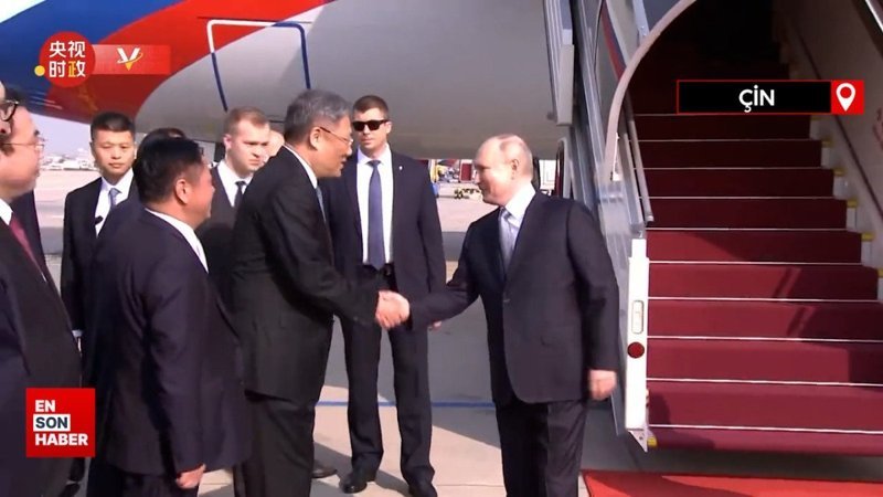 Rusya Devlet Başkanı Putin, Çin'e gitti