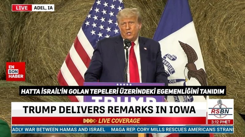 Trump: İsrail için mücadele ettim
