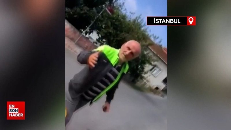 Ümraniye'de taksici, yolda indirdiği yolcuya demir çubukla saldırdı