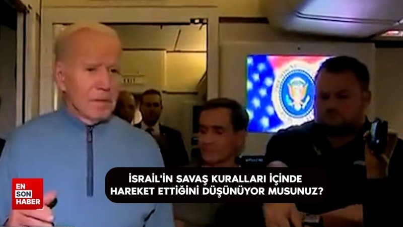 ABD Başkanı Biden, İsrail sorusunu yanıtsız bıraktı