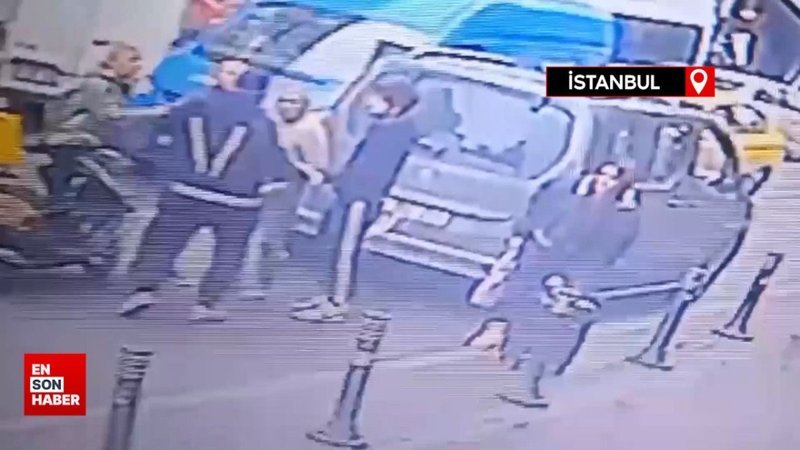 Beşiktaş’ta meydan dayağı kamerada