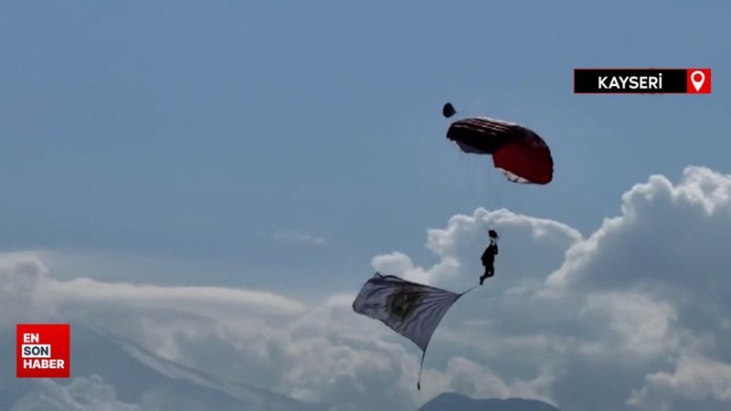 Kayseri'de Erciyes-2023 Tatbikatı: Hava indirme operasyonu yapıldı