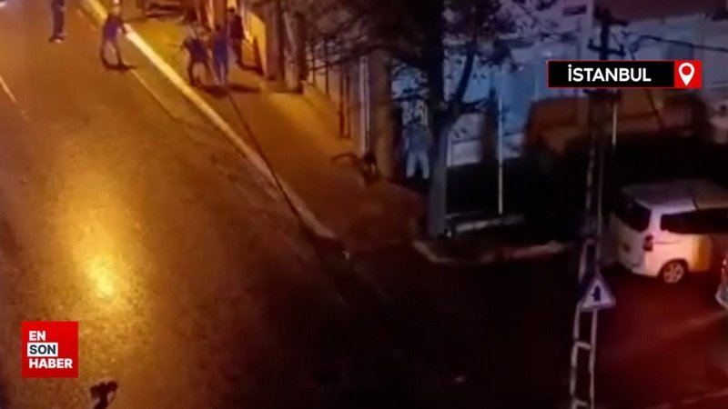 Sultanbeyli'de iki aile birbirine girdi: Cadde trafiğe kapatıldı