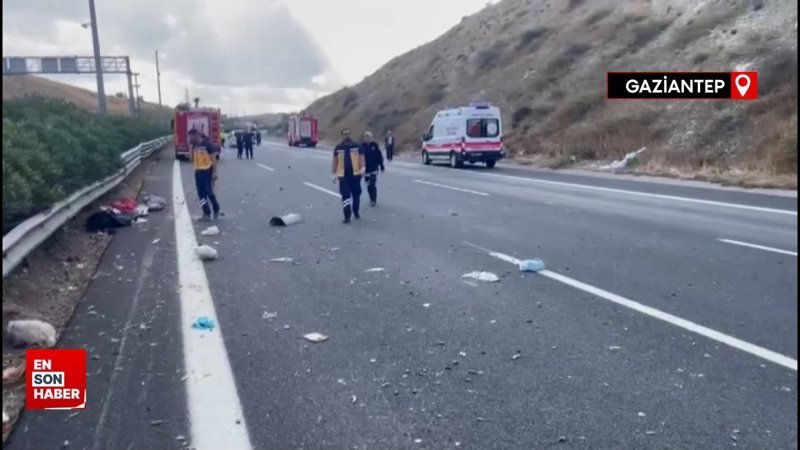 Gaziantep - Şanlıurfa otobanında kaza