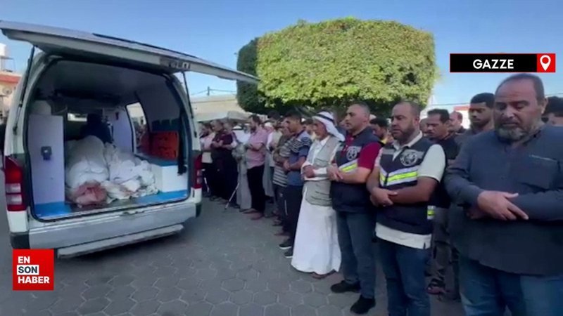 Gazze'de cenazeleri koyacak yer kalmadı, cenaze namazları ambulanslara konarak kıldırılıyor