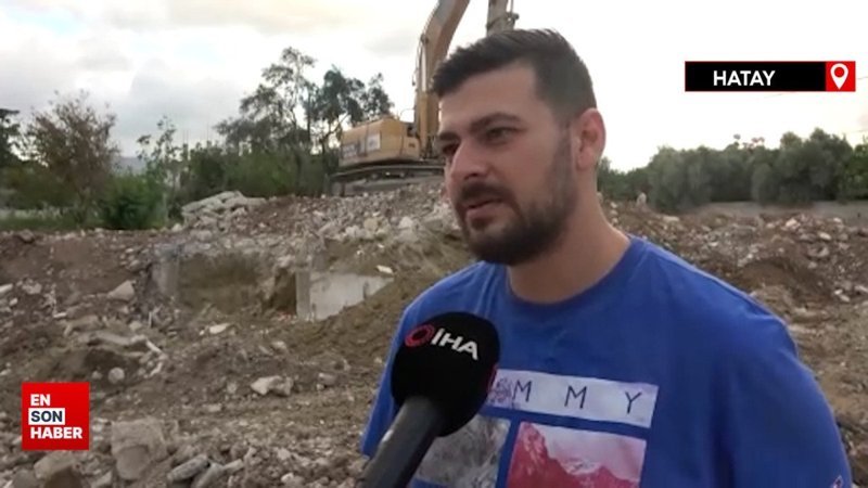 Hatay'da yuvasının inşaatına başlayamayan depremzedeye yardım eli