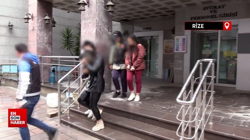 Rize'de cinsel organında uyuşturucu ile yakalanan 2 kişi tutuklandı