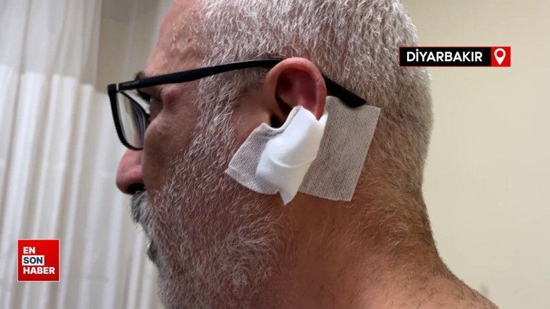 Diyarbakır’da gazeteciye tekme, yumruk, bıçaklı saldırı