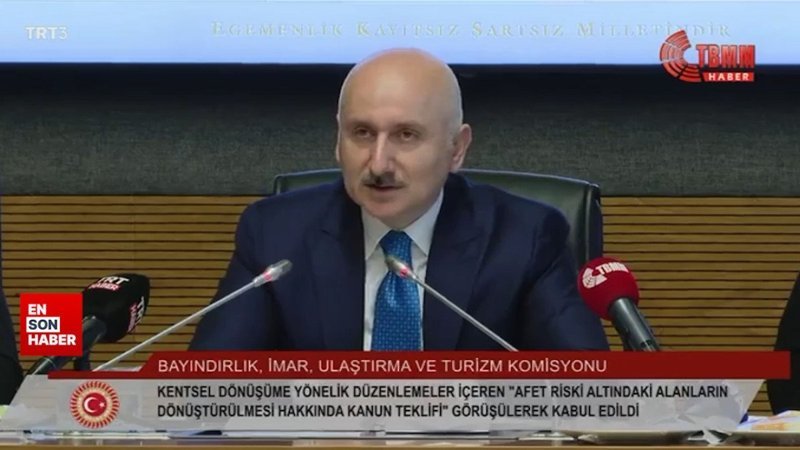 Kentsel dönüşümü hızlandıracak yasa teklifi Meclis Komisyonu'nda kabul edildi