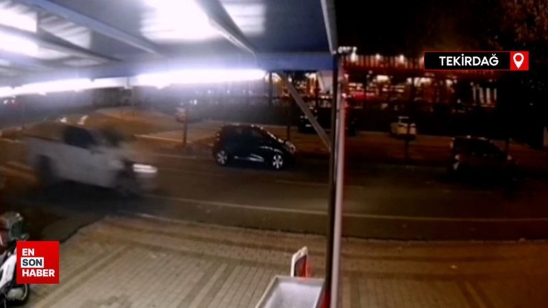 Tekirdağ'daki yaya geçidinde kaza