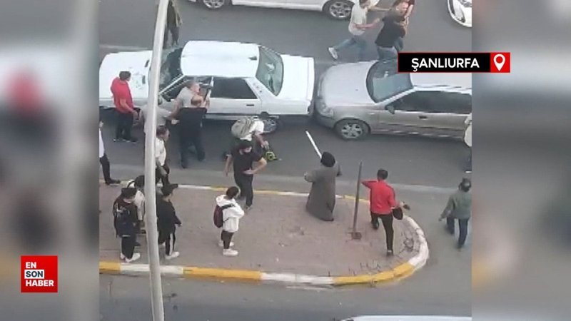 Şanlıurfa'da kaza sonrası sopalı kavga