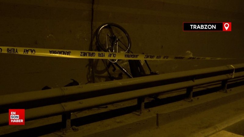 Trabzon'da Norveçli turistin öldüğü kaza anının görüntüleri ortaya çıktı