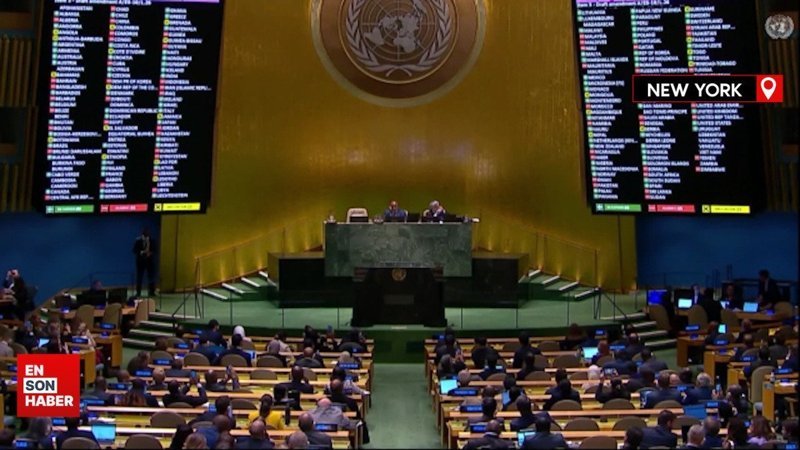 Birleşmiş Milletler’de Gazze’de çatışmaların durdurulmasını talep eden karar tasarısı kabul edildi