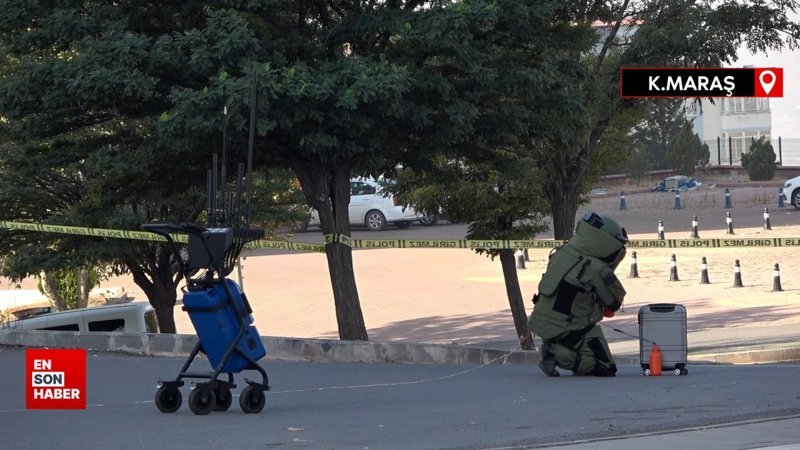 Kahramanmaraş’ta şüpheli paket alarmı