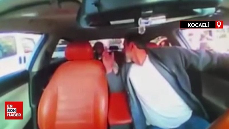 Kocaeli’de taksici cinayetinin dehşete düşüren görüntüleri