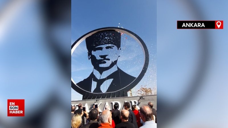 CHP’li Çankaya Belediyesi’den 100. yıla özel Atatürk Anıtı