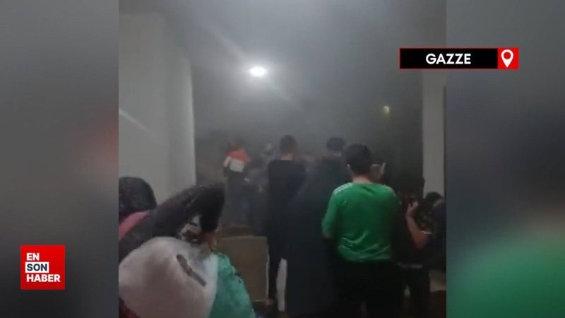 Gazze’de Al-Quds hastanesinin çevresi bombalanıyor