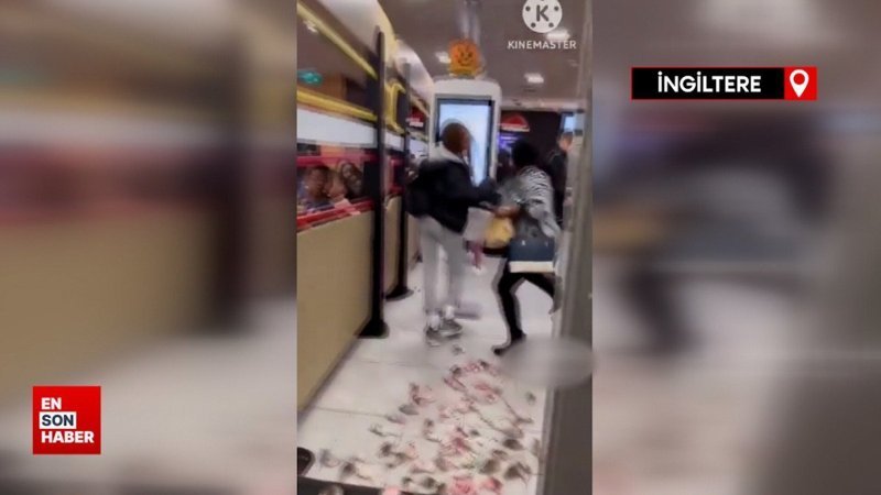 İsrail'i protesto etmek için Londra'daki McDonald's'ın içine bir sürü fare attı