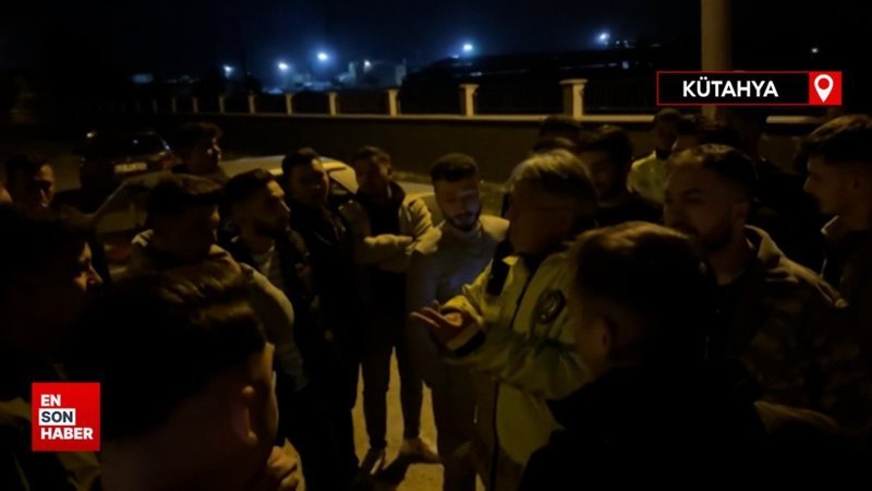 Kütahya'da polisten yarışmak isteyen sürücülere: Sizden ricam kendinizi düşünün