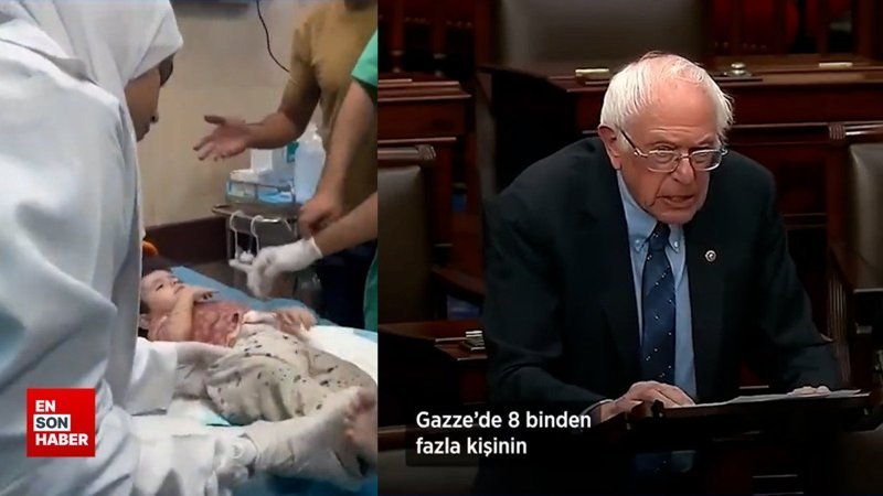 ABD'li senatör Bernie Sanders: Dünya Gazze için şimdi harekete geçmeli