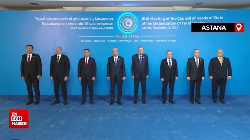 Cumhurbaşkanı Erdoğan Türk Devletleri Teşkilatı'nın 10'uncu Zirvesi'ne katıldı