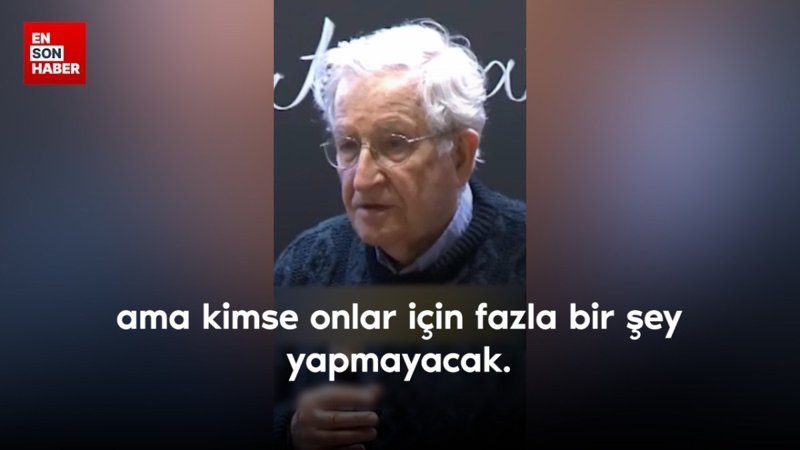 Yahudi dilbilimci: Filistinliler destek mesajları alıyorlar ama kimse onlar için bir şey yapamayacak