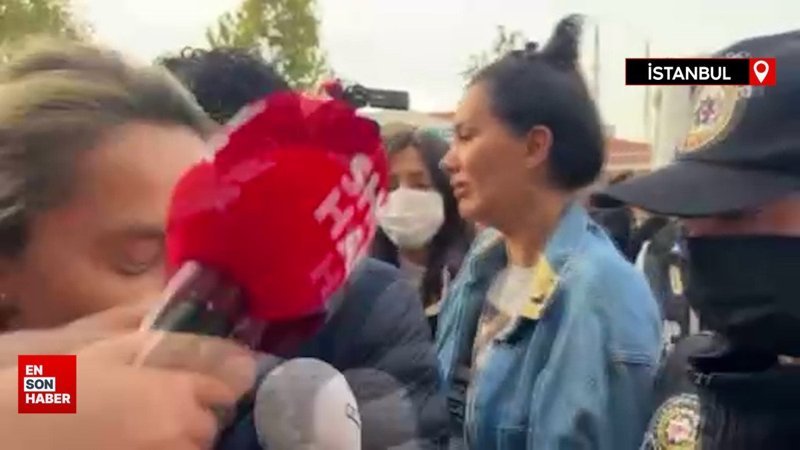 Adliyeye sevk edildiler: Dilan Polat destek verilince gözyaşlarını tutamadı