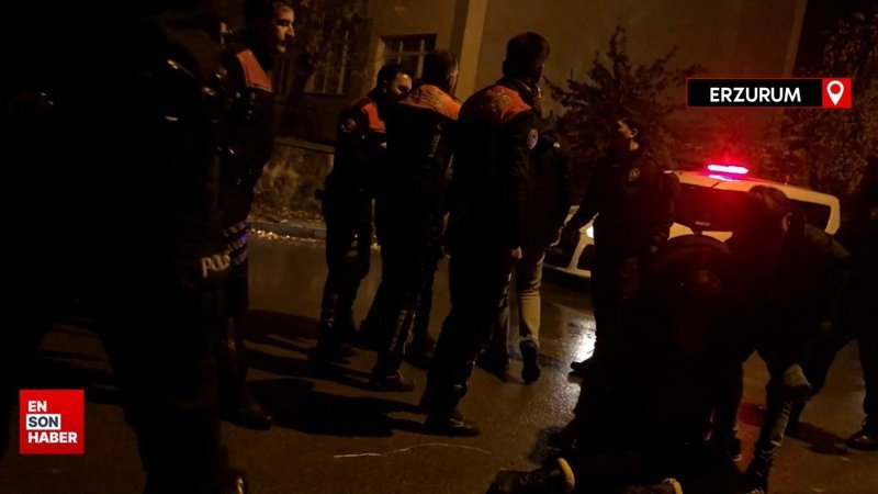 Erzurum'da husumetli ailelerin tartışması bıçaklı kavgaya dönüştü