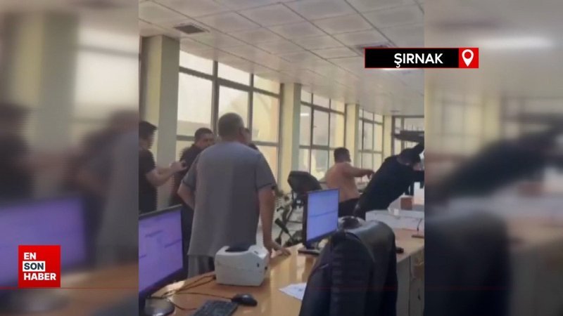 Şırnak'ta hastane acil servisi savaş alanına döndü