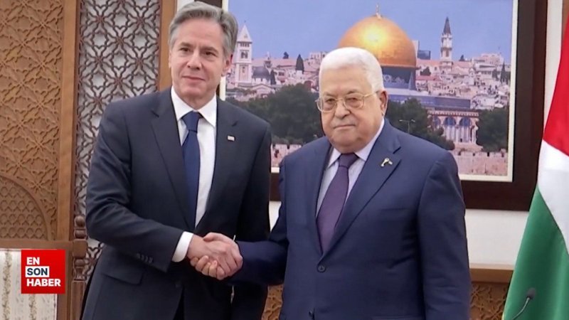 ABD Dışişleri Bakanı Blinken, Batı Şeria'ya gitti